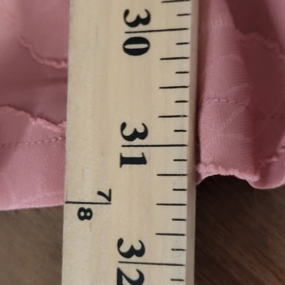 Lulus Days of Beauty Skater Dress XS Pink Burnout Floral Surplice V-Neck Mini - Picture 12 of 12